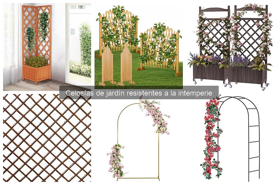 Mantenimiento de Celosías de Jardín Resistentes a la Intemperie