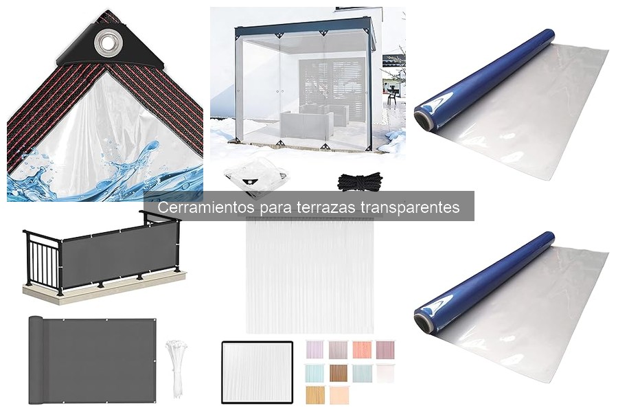 Mantenimiento de cerramientos transparentes para terrazas