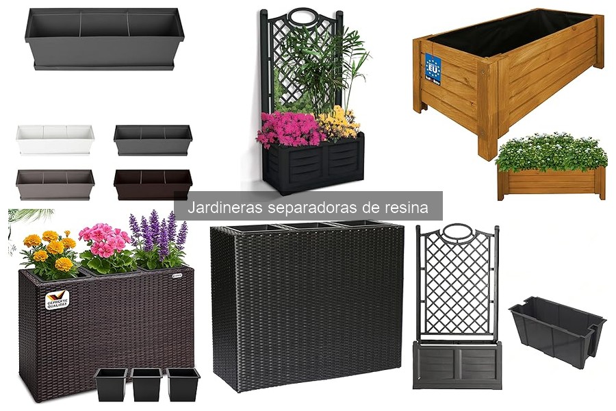 Mantenimiento de jardineras separadoras de resina