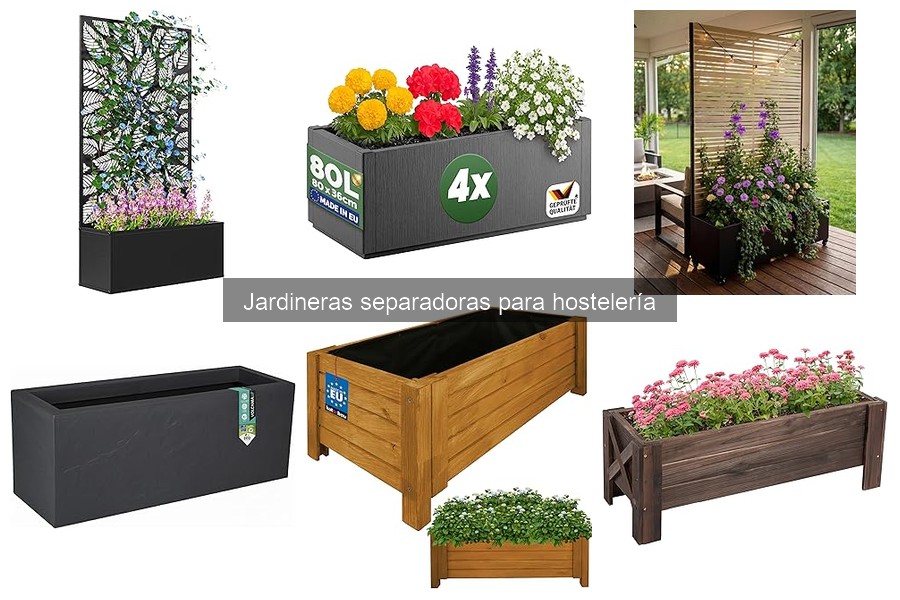 Mantenimiento de Jardineras Separadoras para Hostelería