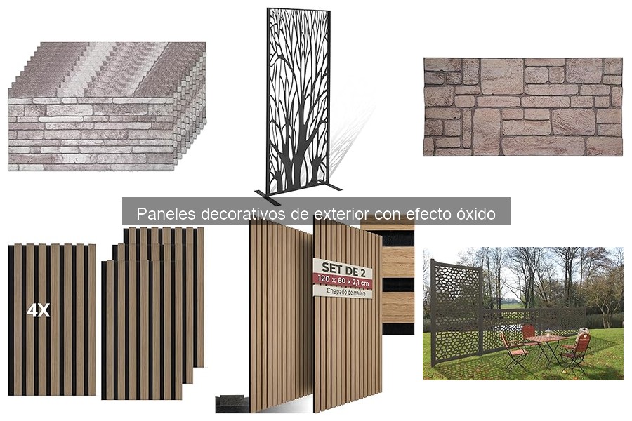 Mantenimiento de Paneles Decorativos de Efecto Óxido