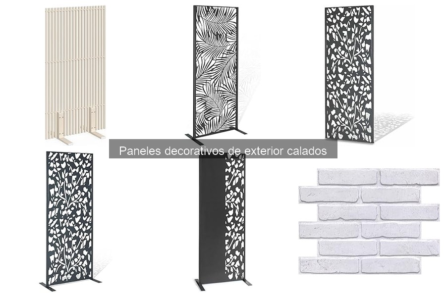 Mantenimiento de paneles decorativos de exterior calados