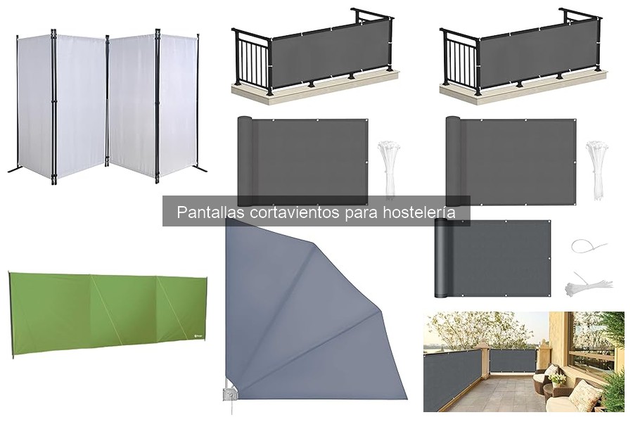 Mantenimiento de pantallas cortavientos para hostelería
