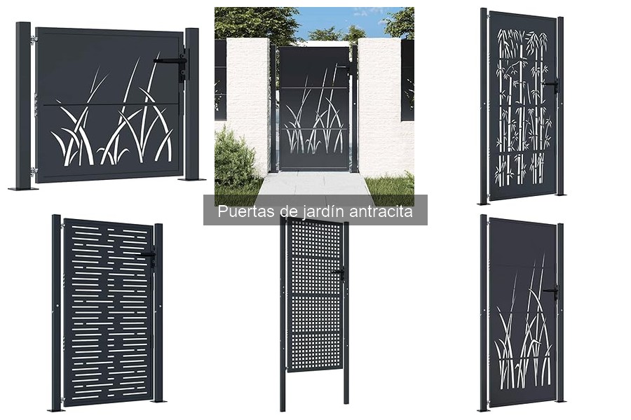 Mantenimiento de puertas de jardín antracita: consejos prácticos