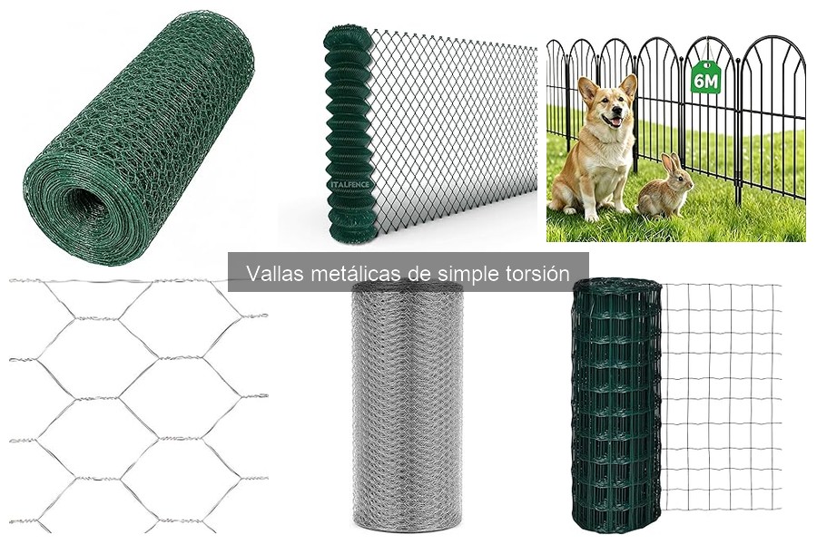 Mantenimiento de vallas metálicas de simple torsión
