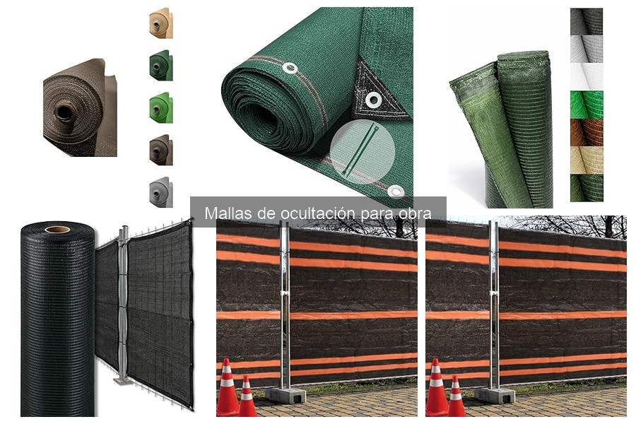 Materiales de mallas de ocultación: diferencias y rendimiento