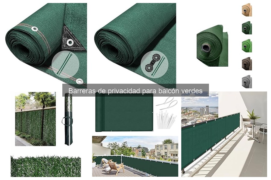 Mejores barreras de privacidad para balcones pequeños