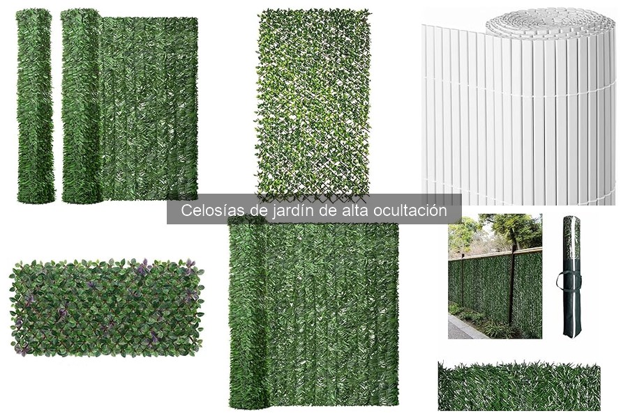 Mejores celosías de jardín de alta ocultación para tu espacio