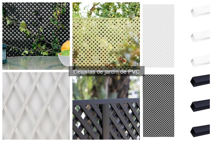 Mejores celosías de jardín de PVC para privacidad y estilo