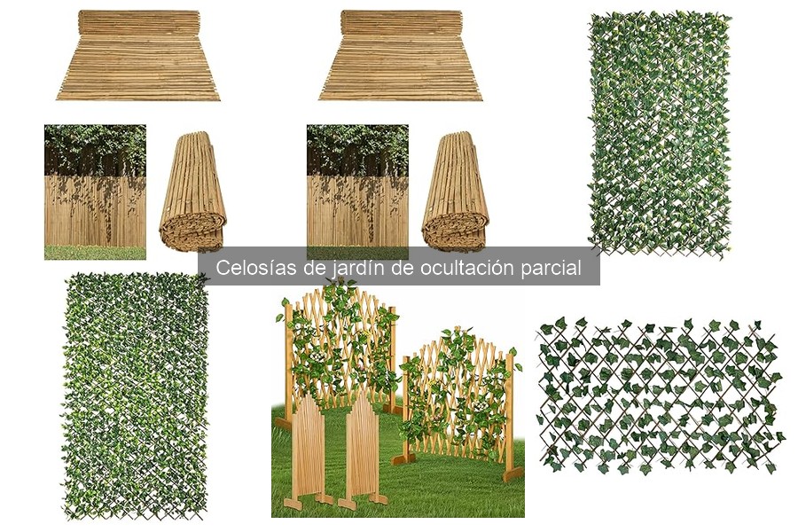 Mejores celosías de jardín para privacidad y ocultación parcial