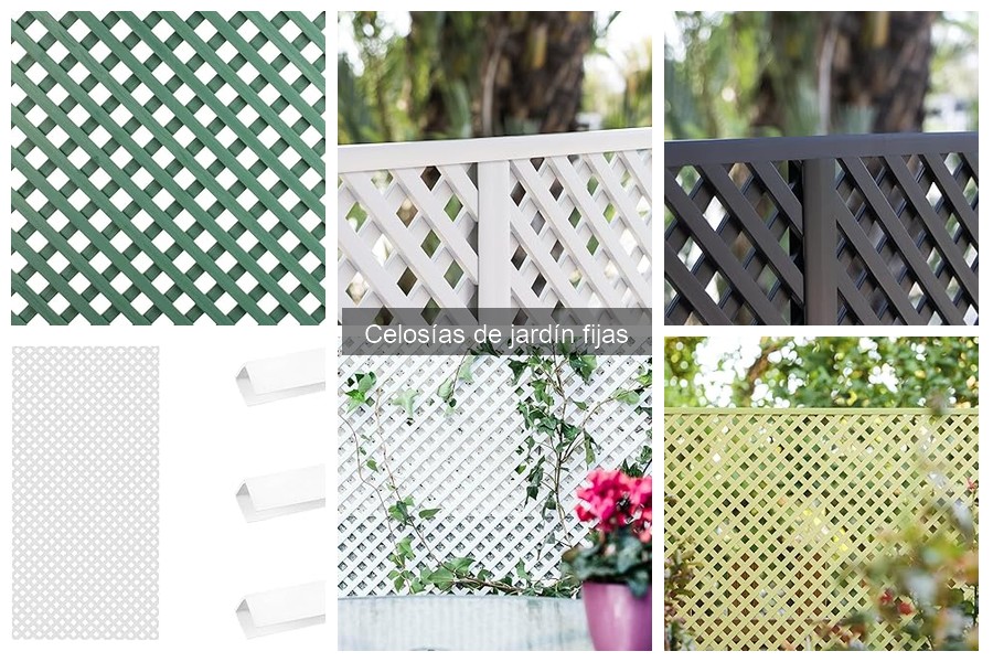 Mejores diseños de celosías de jardín fijas por estilo