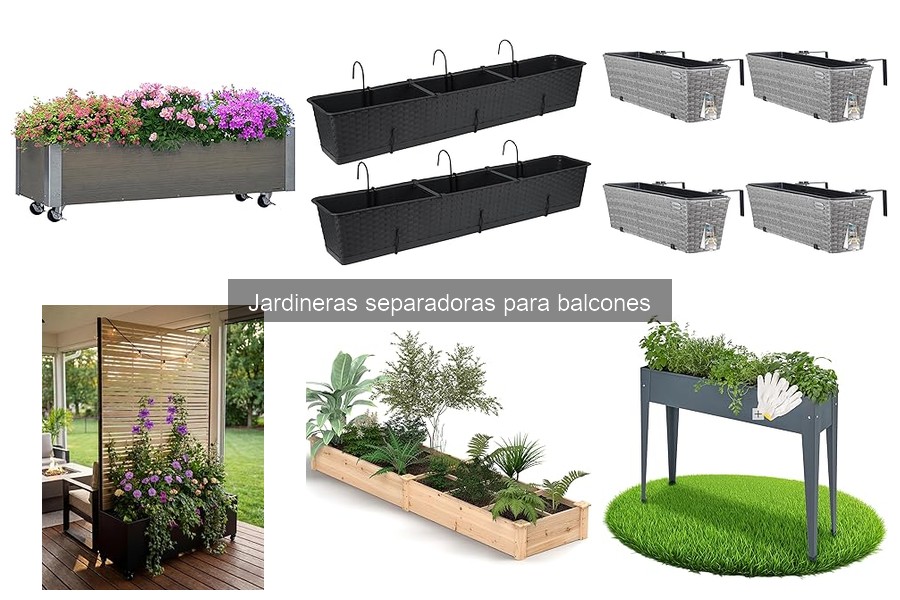 Mejores Jardineras Separadoras con Plantas para Balcones