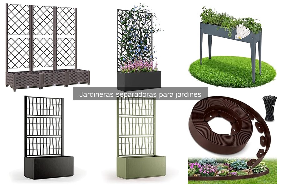 Mejores jardineras separadoras para espacios pequeños