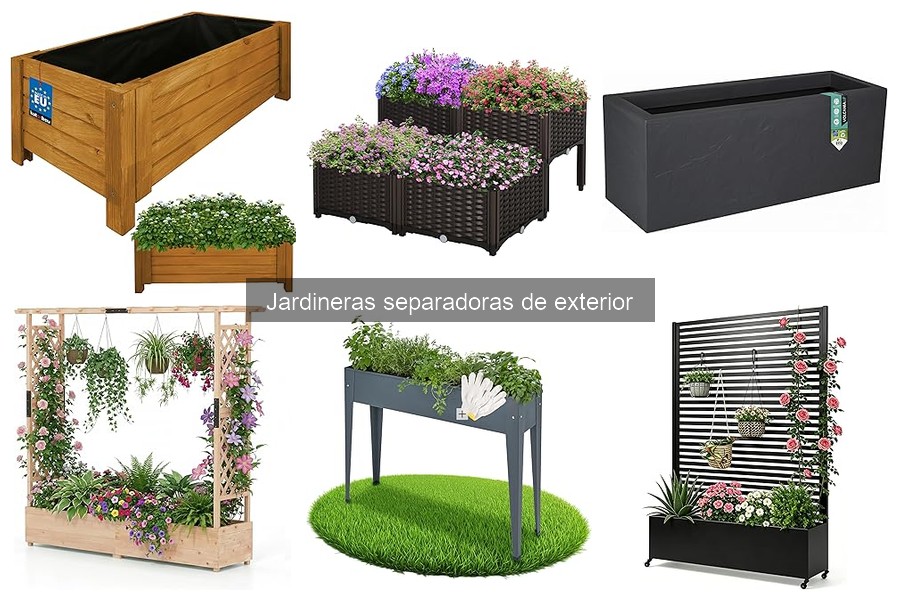 Mejores jardineras separadoras para patios pequeños