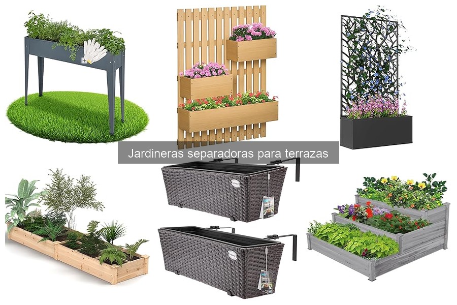 Mejores jardineras separadoras para terrazas pequeñas