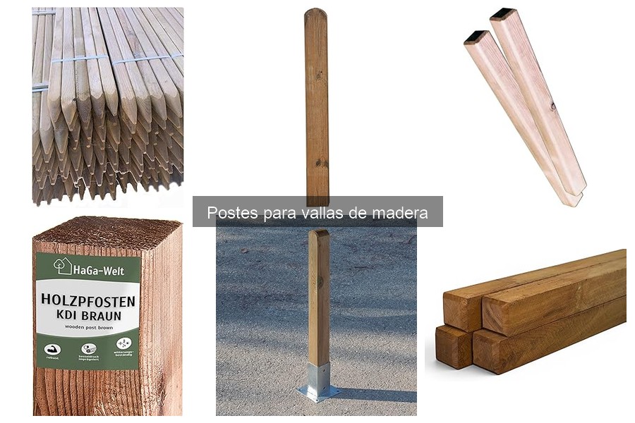 Mejores lugares para comprar postes para vallas de madera
