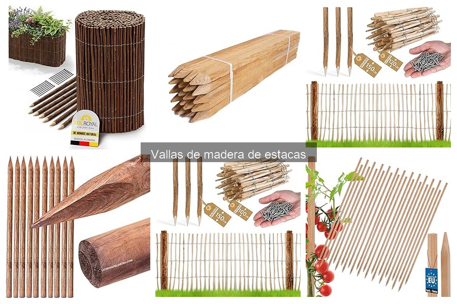 Mejores lugares para comprar vallas de madera de estacas
