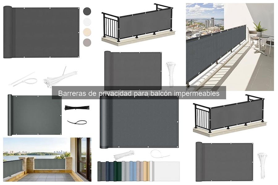 Mejores marcas de barreras de privacidad para balcón impermeables