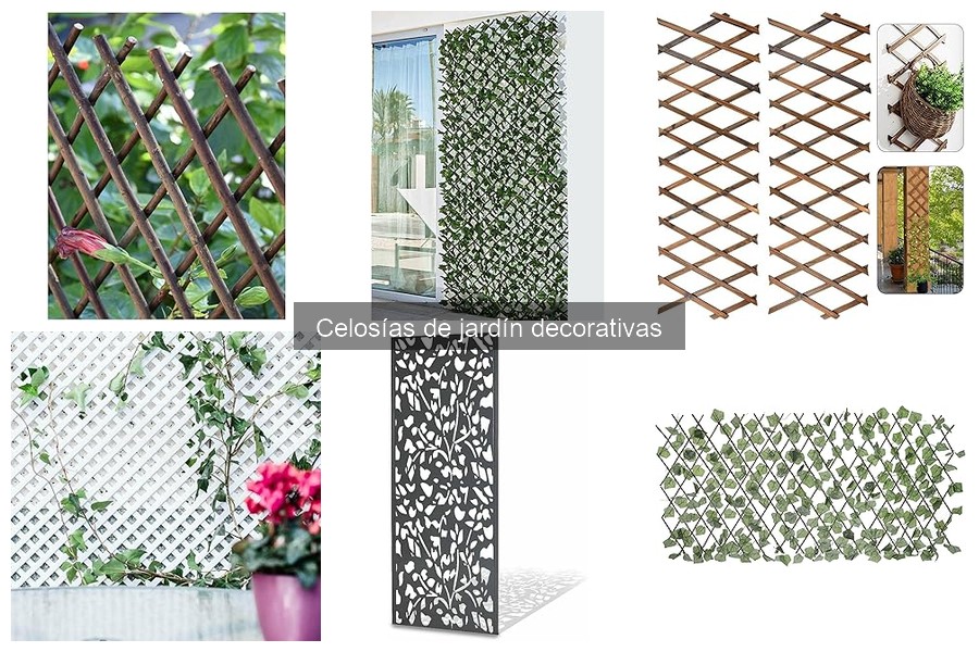 Mejores marcas de celosías de jardín decorativas comparadas