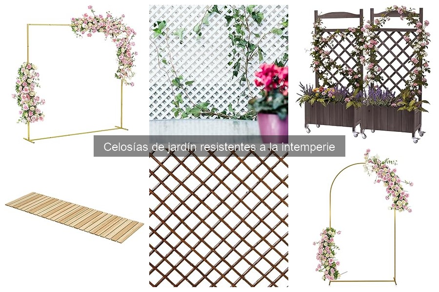 Mejores marcas de celosías de jardín resistentes a la intemperie
