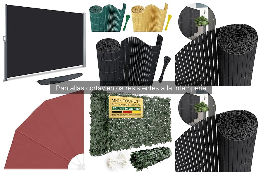 Mejores marcas de pantallas cortavientos resistentes a la intemperie