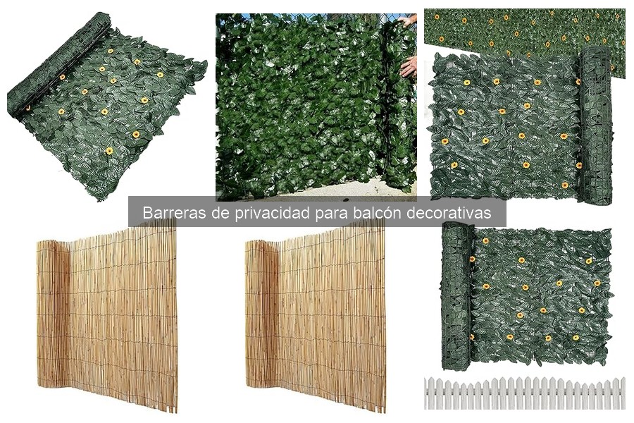 Mejores materiales para barreras de privacidad decorativas