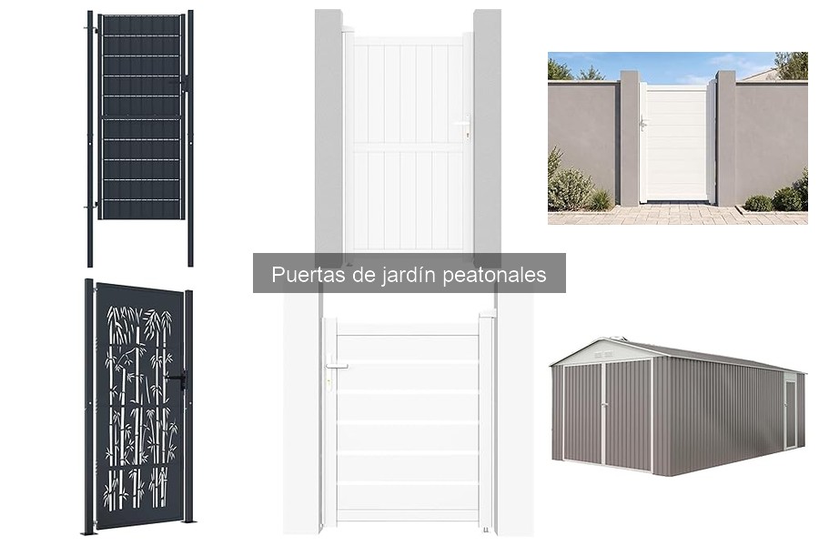 Mejores materiales para puertas de jardín peatonales