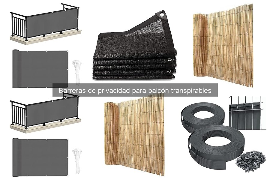 Mejores ofertas en barreras de privacidad para balcón transpirables