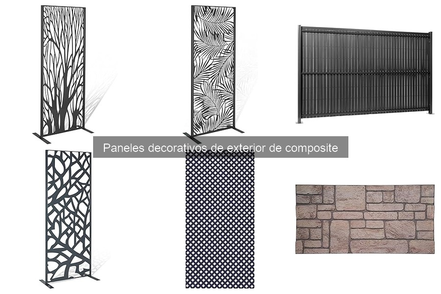Mejores paneles decorativos de exterior de composite para jardines