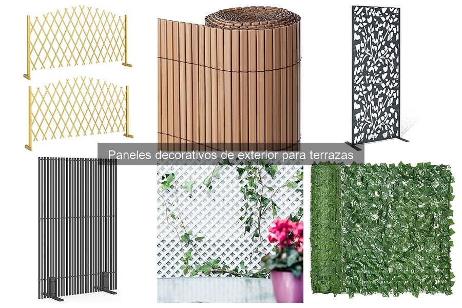 Mejores paneles decorativos para terrazas pequeñas