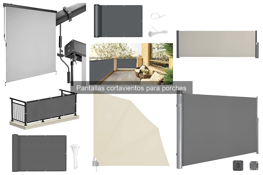 Mejores pantallas cortavientos para porches pequeños