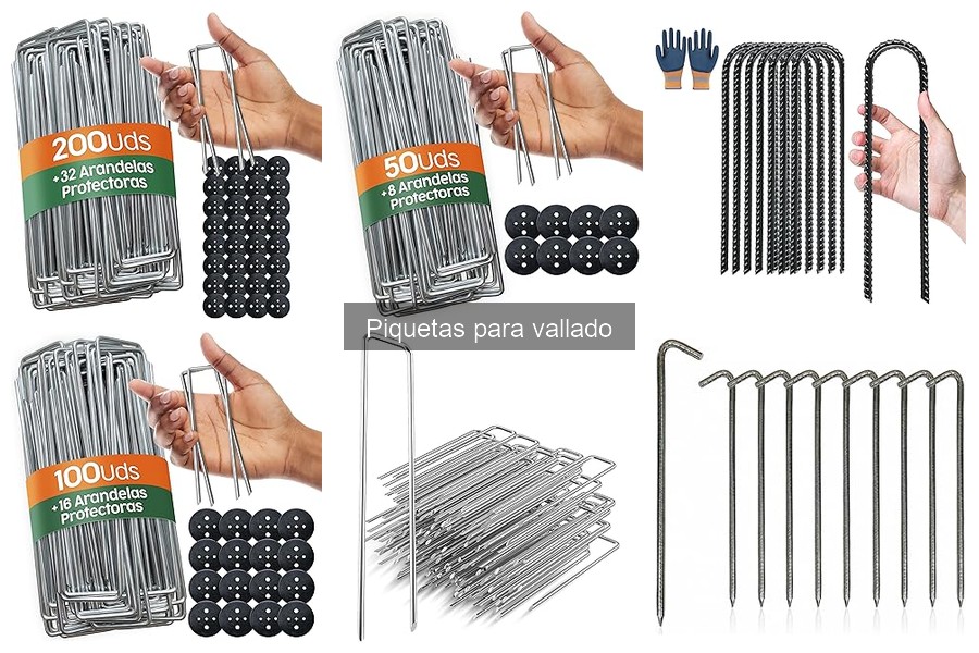Mejores piquetas para vallado según tipo de suelo