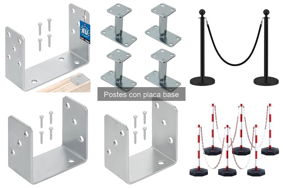 ** Mejores postes con placa base para cercas de jardín