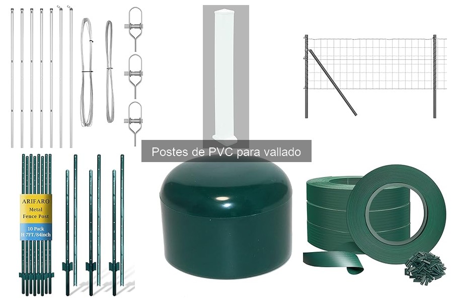 Mejores postes de PVC para vallado residencial: comparativa
