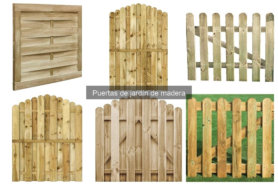 Mejores puertas de jardín de madera para climas húmedos