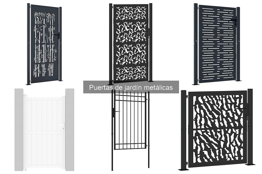 Mejores puertas de jardín metálicas para seguridad en 2023