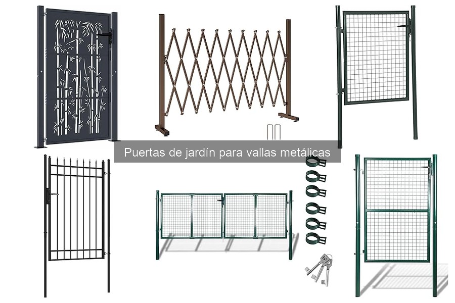 Mejores puertas de jardín para vallas metálicas en 2023