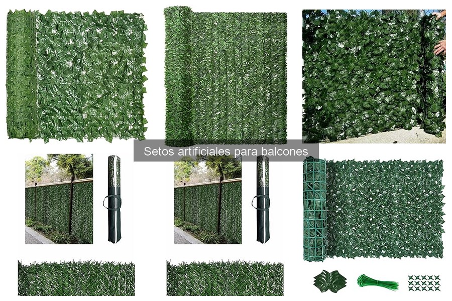 Mejores setos artificiales para balcones pequeños 2023