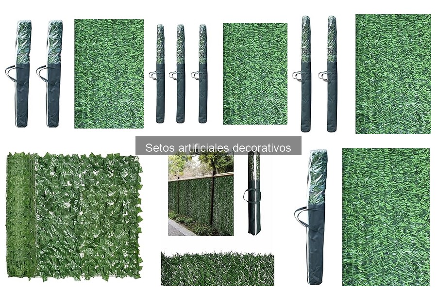 Mejores setos artificiales para balcones y terrazas