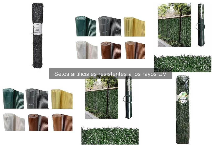 Mejores setos artificiales UV para jardines pequeños