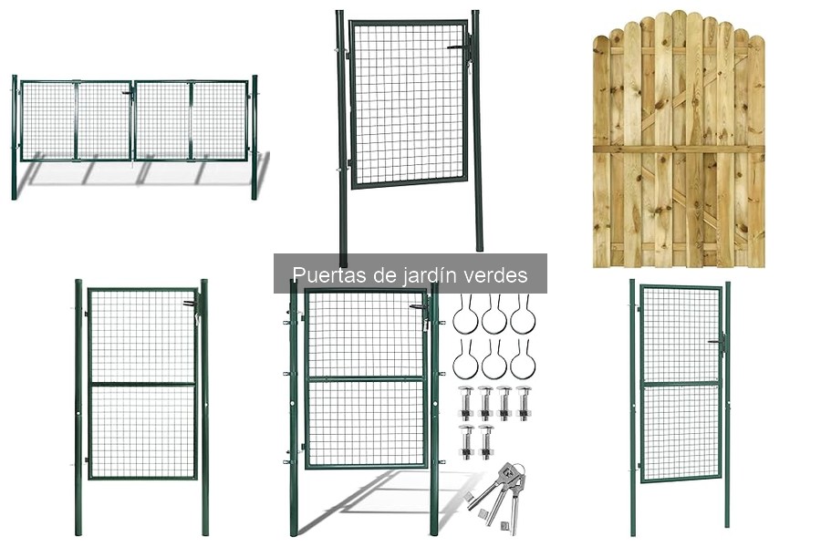 Mejores sitios para comprar puertas de jardín verdes baratas