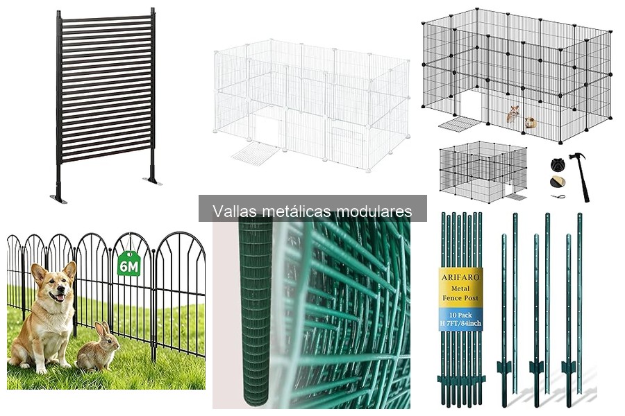 Mejores tiendas en línea para comprar vallas metálicas modulares