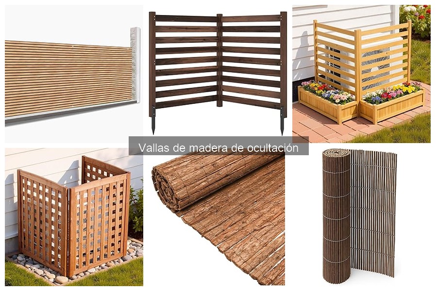 Mejores tiendas para comprar vallas de madera de ocultación