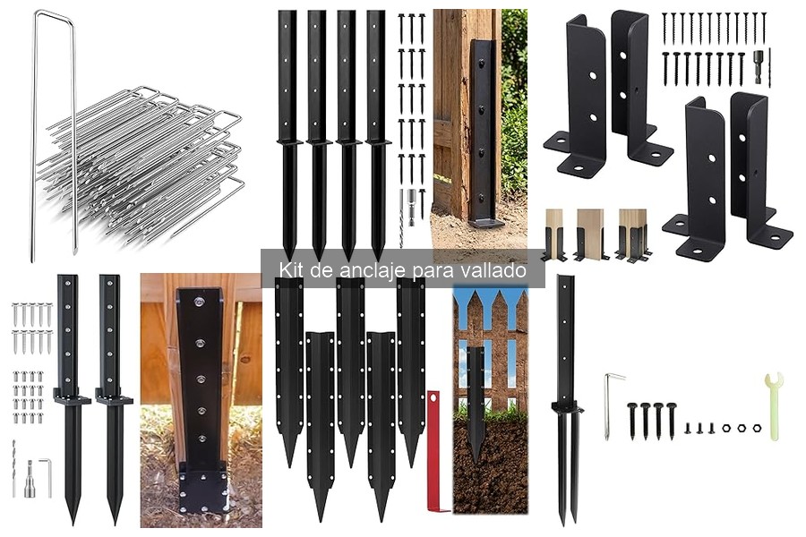 Mejores tipos de kits de anclaje para vallado