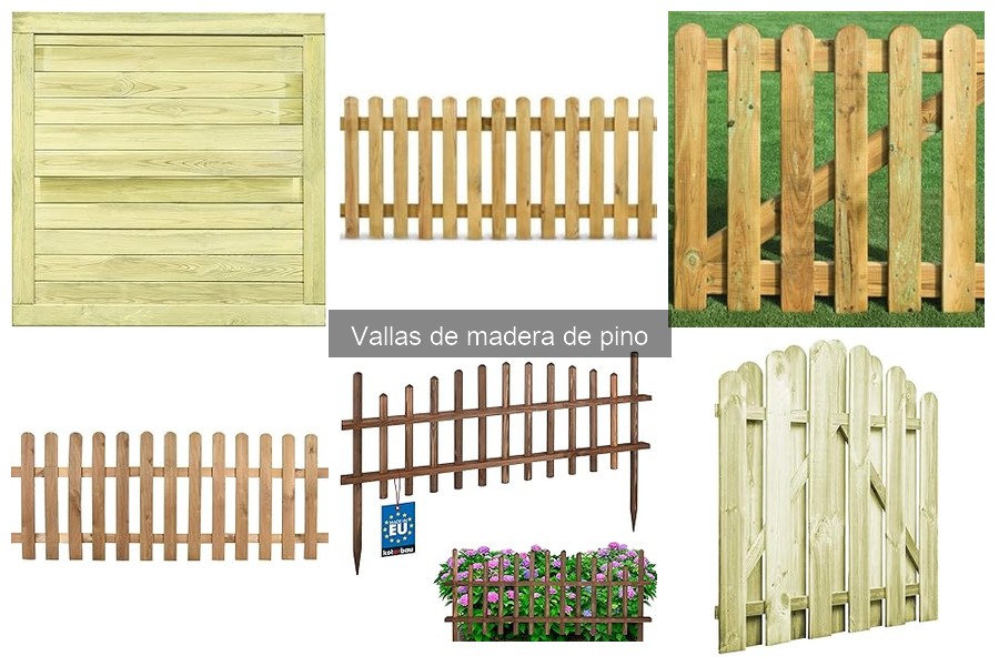 Mejores vallas de madera de pino para seguridad en el hogar