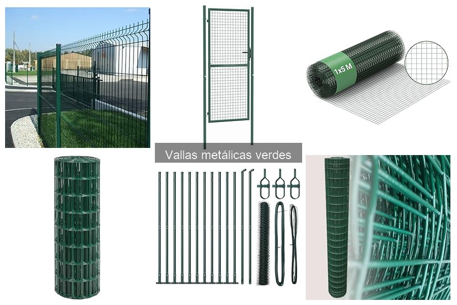 Mejores vallas metálicas verdes para jardines pequeños