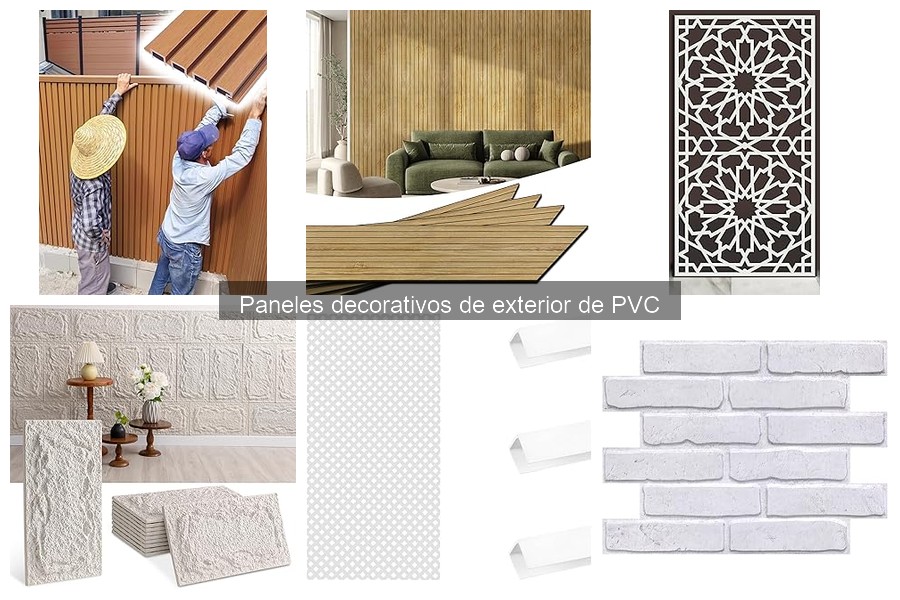 Método fácil para instalar paneles decorativos de PVC en exterior