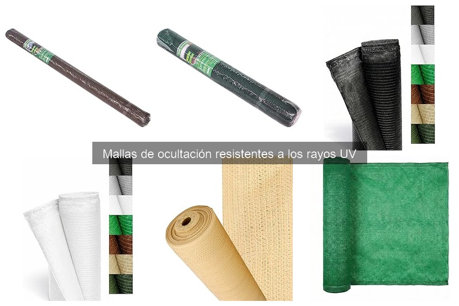 Ofertas en Mallas de Ocultación Resistentes a Rayos UV