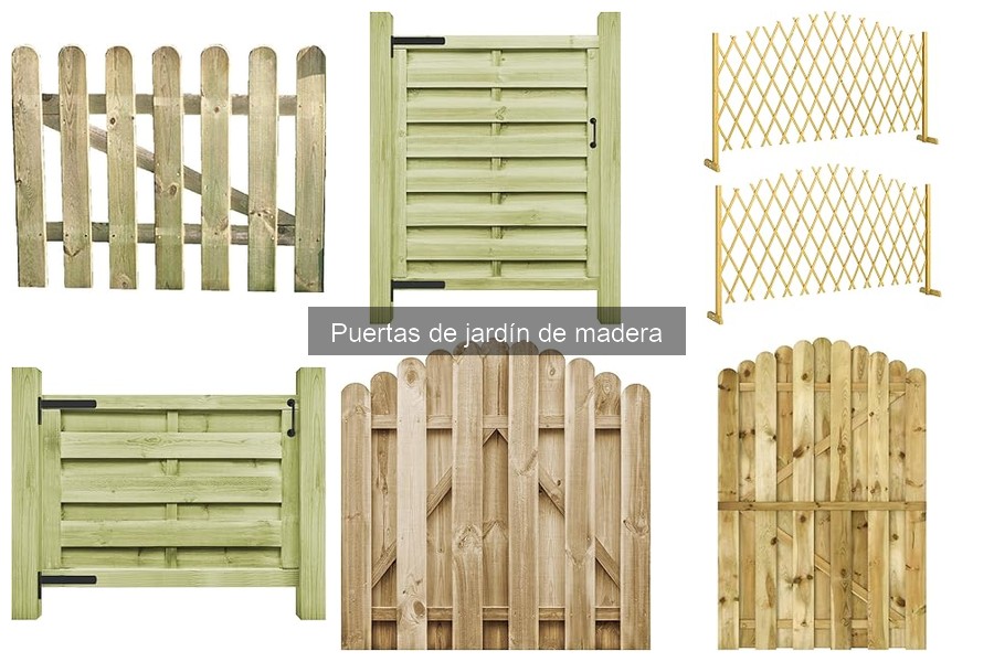 Ofertas en puertas de jardín de madera: ¡descuentos imperdibles!