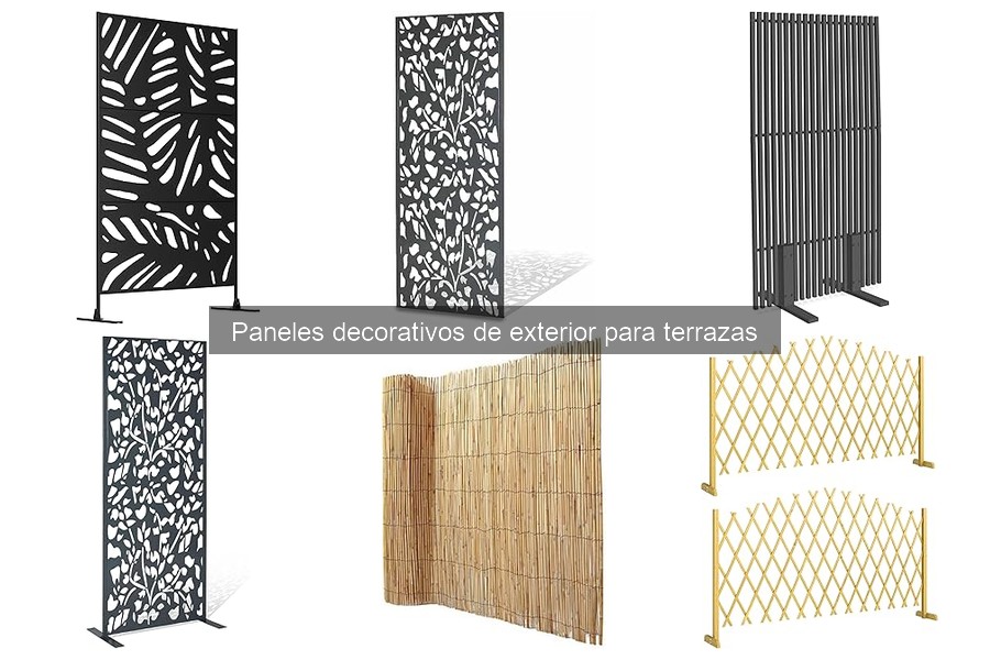 Ofertas y precios de paneles decorativos para terrazas